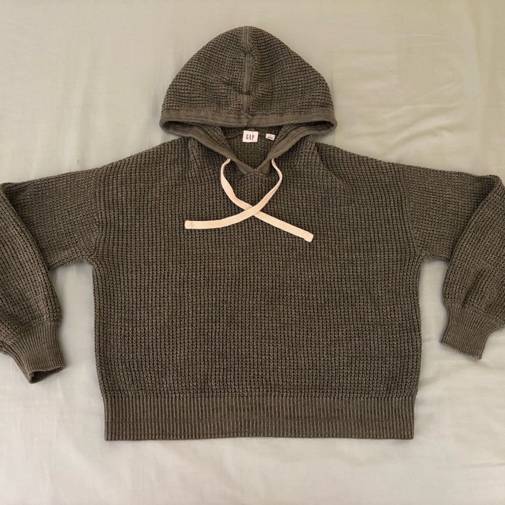 GAP Olive Green Hooded Sweater